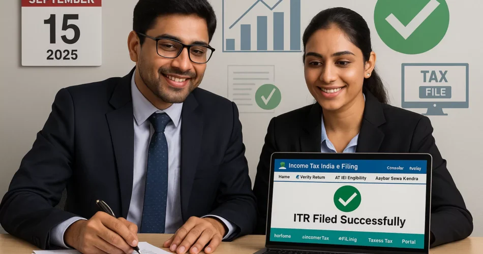 Income tax return latest update India 2025 filing extended deadline